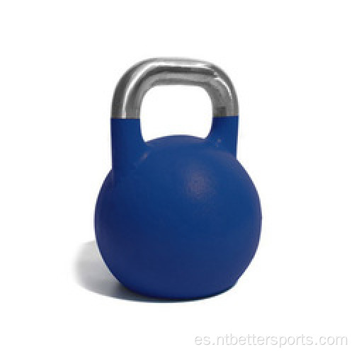 Colorido de hierro competitivo Cast de 15 kg Kettlebell